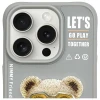 Чохол Nimmy Cool&Cute 2.0 Bear для iPhone 15 Pro Max Gray (N-KM-IP15-PRO-MAX-011-A)
