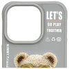 Чохол Nimmy Cool&Cute 2.0 Bear для iPhone 15 Pro Max Gray (N-KM-IP15-PRO-MAX-011-A)