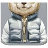 Чохол Nimmy Cool&Cute 2.0 Bear для iPhone 15 Pro Max Gray (N-KM-IP15-PRO-MAX-011-A)