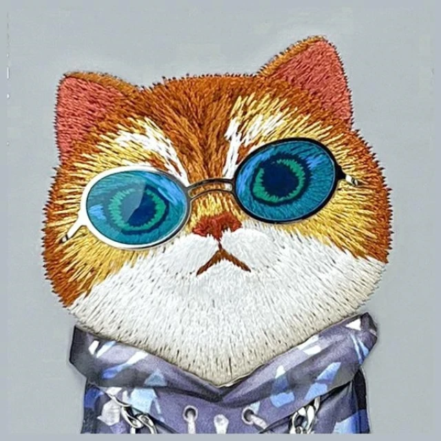 Чохол Nimmy Glasses Cool Cat для iPhone 15 Gray (N-YJ-IP15-05-B)