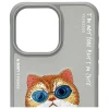 Чохол Nimmy Glasses Cool Cat для iPhone 15 Pro Max Gray (N-YJ-IP15-PRO-MAX-05-B)
