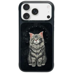 Чохол Nimmy Lucky Fashion Cat для iPhone 17 Pro Max чорний with MagSafe (N-CXXYSS-IP17-PRO-MAX-018-A)