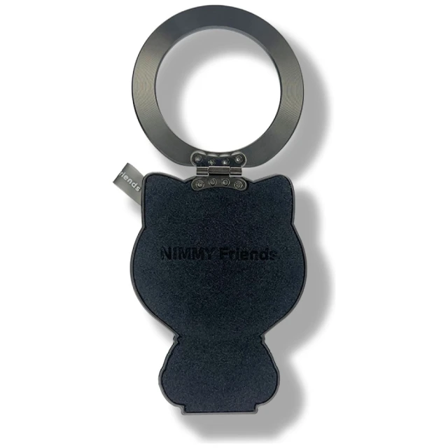 Кільце-тримач для смартфона Nimmy Cool&Cute 2.0 Wolf Black with MagSafe (N-KM-BSZJ-017)