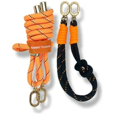 Універсальний шнурок Nimmy Cool&Cute 2.0 Orange Black (N-YJKM-GS-01)