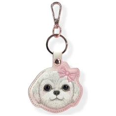 Чохол-брелок Nimmy для AirTag New Big Eyed Pet 2.0 Dog Pink (N-XDY-YSK-02-A)