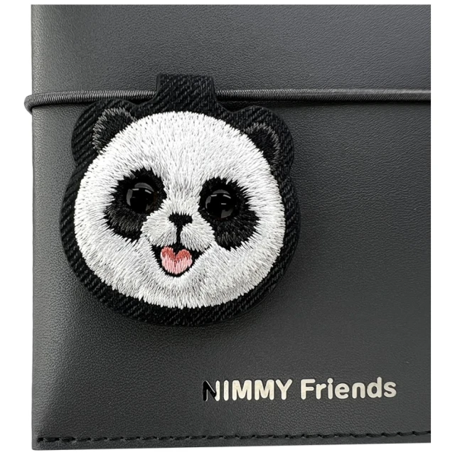 Набір 2в1 блокнот Nimmy New Big-Eye Cute Pets 2.0 + ручка Panda Black (N-XDY-SZB-06A-D)
