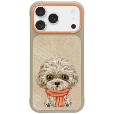 Чехол Nimmy Big Eyed Pet 2.0 Dog для iPhone 17 Pro Beige (N-XDY-IP17-Pro-014)