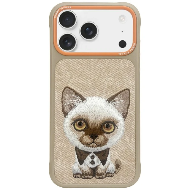 Чохол Nimmy Big Eyed Pet 2.0 Cat для iPhone 17 Pro Beige (N-XDY-IP17-Pro-026)
