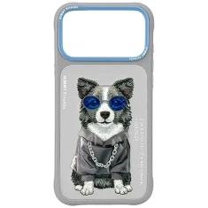 Чехол Nimmy Glasses Cool Dog для iPhone 17 Pro Gray (N-YJ-IP17-Pro-028)