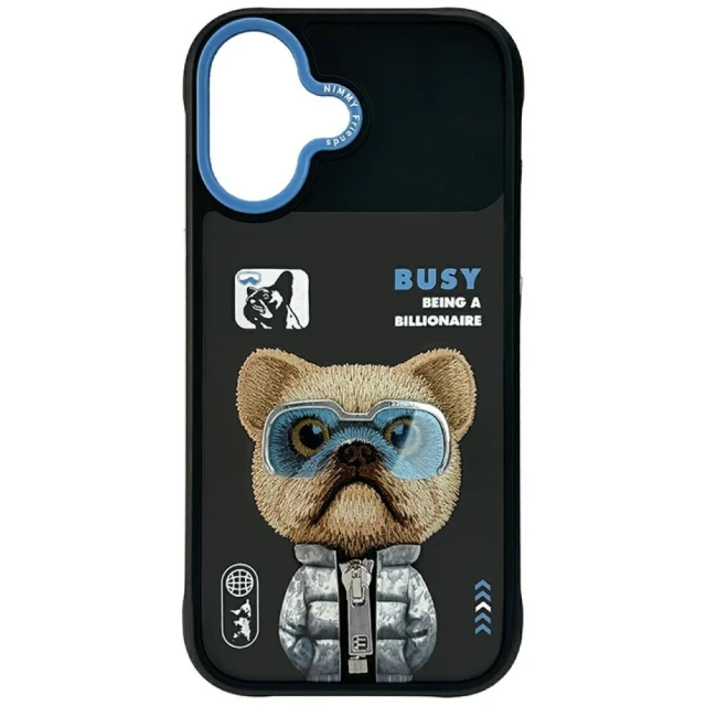 Чохол Nimmy Cool&Cute 2.0 Dog для iPhone 17 Black (N-KMLL-IP17-01)