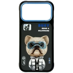 Чехол Nimmy Cool&Cute 2.0 Dog для iPhone 17 Pro Black (N-KMLL-IP17-Pro-01)