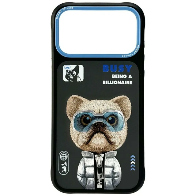 Чохол Nimmy Cool&Cute 2.0 Dog для iPhone 17 Pro Max Black (N-KMLL-IP17-Pro-Max-01)