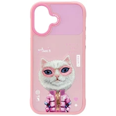 Чохол Nimmy Cool&Cute 2.0 Cat для iPhone 17 Pink (N-KMLL-IP17-04)
