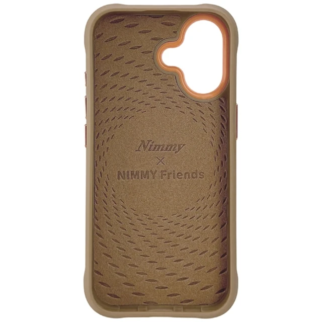 Чохол Nimmy Cool&Cute 2.0 Bear для iPhone 17 Beige (N-KMLL-IP17-011B)