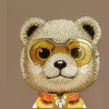 Чохол Nimmy Cool&Cute 2.0 Bear для iPhone 17 Pro Beige (N-KMLL-IP17-Pro-011B)