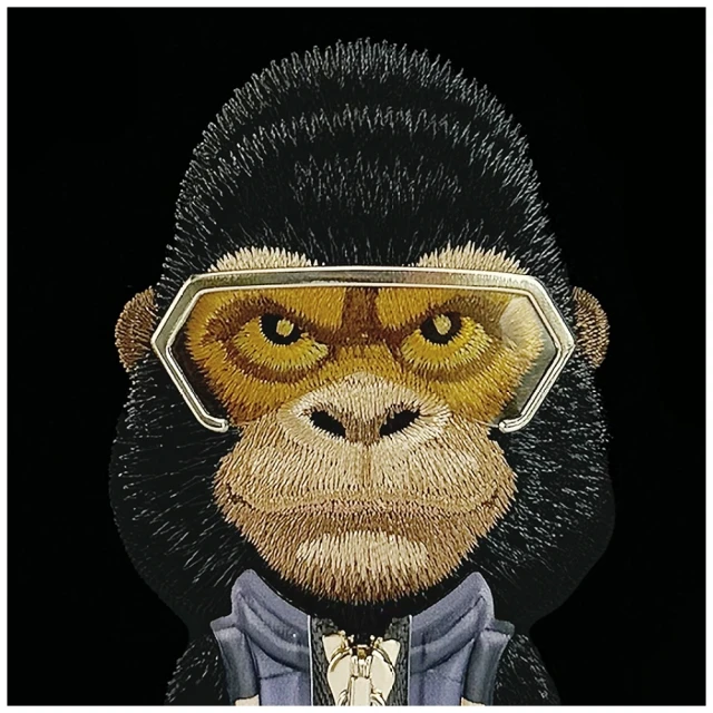 Чохол Nimmy Cool&Cute 2.0 Gorilla для iPhone 17 Black (N-KMLL-IP17-016)