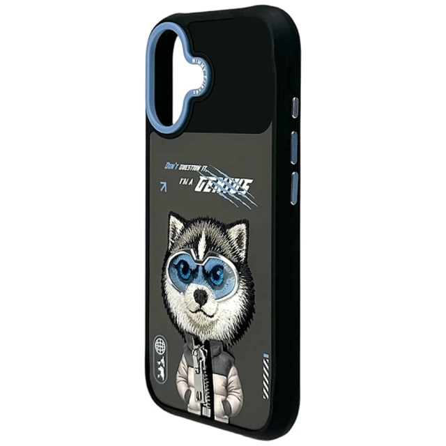 Чохол Nimmy Cool&Cute 2.0 Wolf для iPhone 17 Black (N-KMLL-IP17-017A)