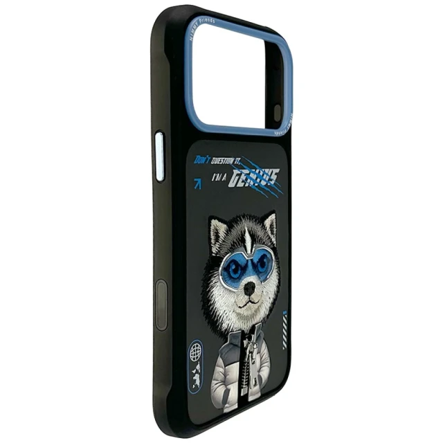 Чехол Nimmy Cool&Cute 2.0 Wolf для iPhone 17 Pro Black (N-KMLL-IP17-Pro-017A)