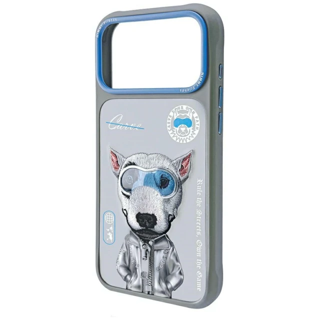 Чохол Nimmy Cool&Cute 2.0 Dog для iPhone 17 Pro Max Gray (N-KMLL-IP17-Pro-Max-019A)