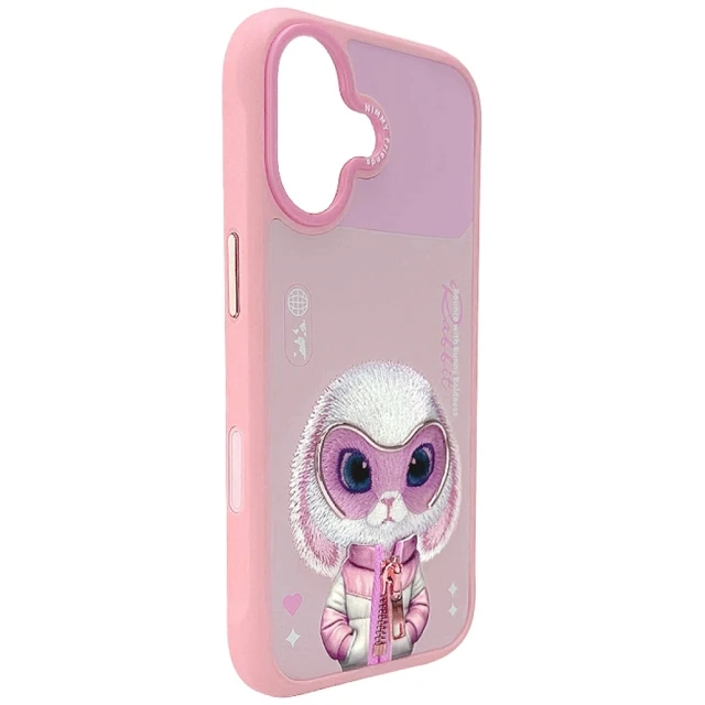 Чохол Nimmy Cool&Cute 2.0 Rabbit для iPhone 17 Pink (N-KMLL-IP17-08A)