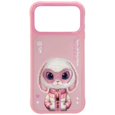 Чохол Nimmy Cool&Cute 2.0 Rabbit для iPhone 17 Pro Pink (N-KMLL-IP17-Pro-08A)