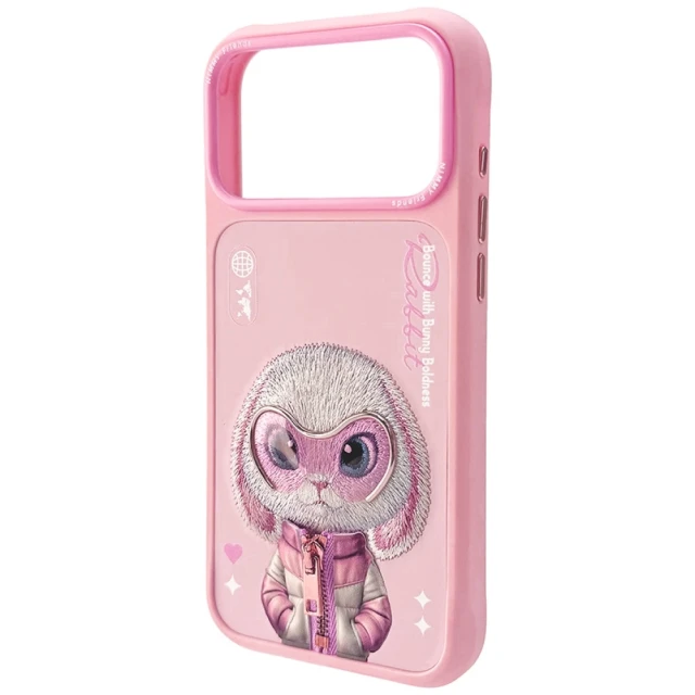 Чохол Nimmy Cool&Cute 2.0 Rabbit для iPhone 17 Pro Pink (N-KMLL-IP17-Pro-08A)