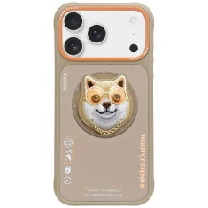 Чехол Nimmy Glasses Cool Dog для iPhone 17 Pro Beige with MagSafe (N-YJKM-CXZH-IP17-Pro-012)