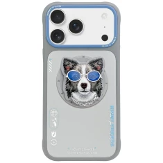 Чохол Nimmy Glasses Cool Dog для iPhone 17 Gray with MagSafe (N-YJKM-CXZH-IP17-028)