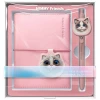 Набір 2в1 блокнот Nimmy New Big-Eye Cute Pets 2.0 + ручка Cat Pink (N-XDY-SZB-07D-D)