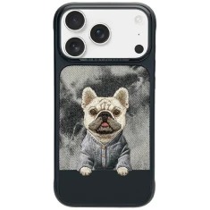 Чехол Nimmy Gentle Pets Series Dog для iPhone 17 Pro черный with MagSafe (N-YSMC-IP17-PRO-01-E)
