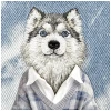 Чохол Nimmy Gentle Pets Series Dog для iPhone 17 Pro Max Grey with MagSafe (N-YSMC-IP17-PRO-MAX-037)