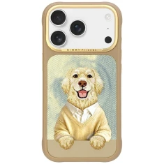 Чехол Nimmy Gentle Pets Series Dog для iPhone 17 Pro Коричневый with MagSafe (N-YSMC-IP17-PRO-025-A)