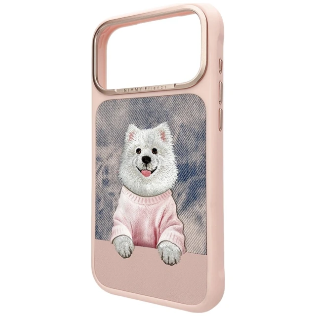 Чохол Nimmy Gentle Pets Series Dog для iPhone 17 Pro Max Pink with MagSafe (N-YSMC-IP17-PRO-MAX-038)