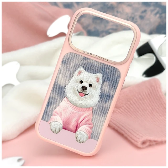 Чохол Nimmy Gentle Pets Series Dog для iPhone 17 Pro Max Pink with MagSafe (N-YSMC-IP17-PRO-MAX-038)