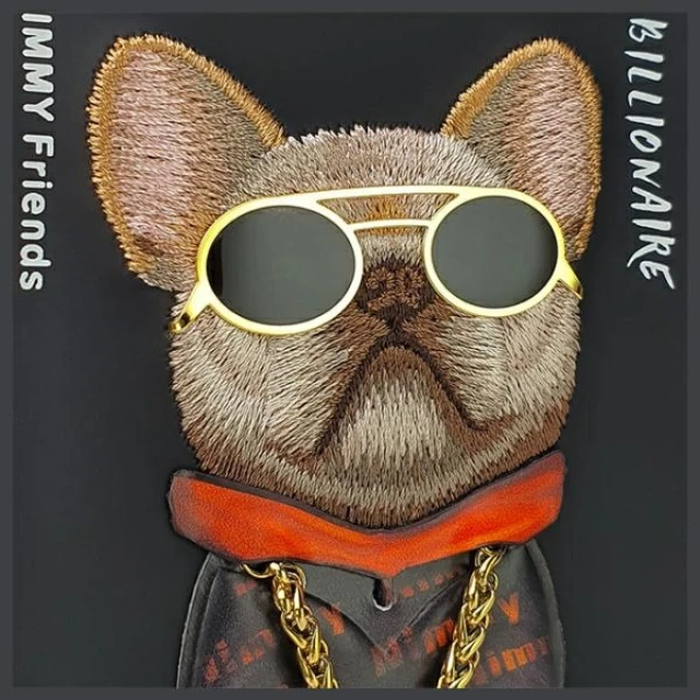 Чохол Nimmy Glasses Cool Dog для iPhone 15 Pro Max Black (N-YJ-IP15-PRO-MAX-01)