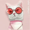 Чохол Nimmy Glasses Cool Cat для iPhone 15 Pink (N-YJ-IP15-04)