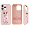 Чохол Nimmy Glasses Cool Cat для iPhone 15 Pro Pink (N-YJ-IP15-PRO-04)