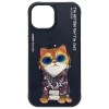Чохол Nimmy Glasses Cool Cat для iPhone 15 Black (N-YJ-IP15-05-A)
