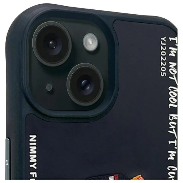 Чохол Nimmy Glasses Cool Cat для iPhone 15 Black (N-YJ-IP15-05-A)