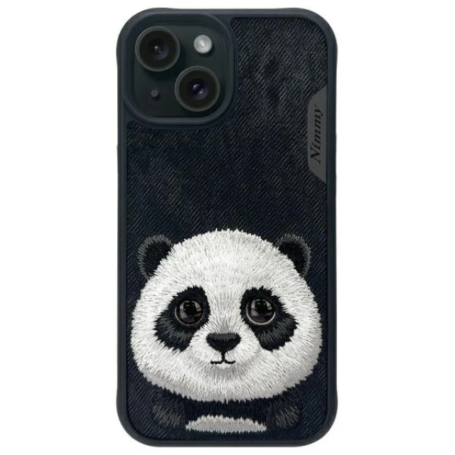 Чохол Nimmy Big Eyed Pet 2.0 Panda для iPhone 15 Black (N-XDY-IP15-06)