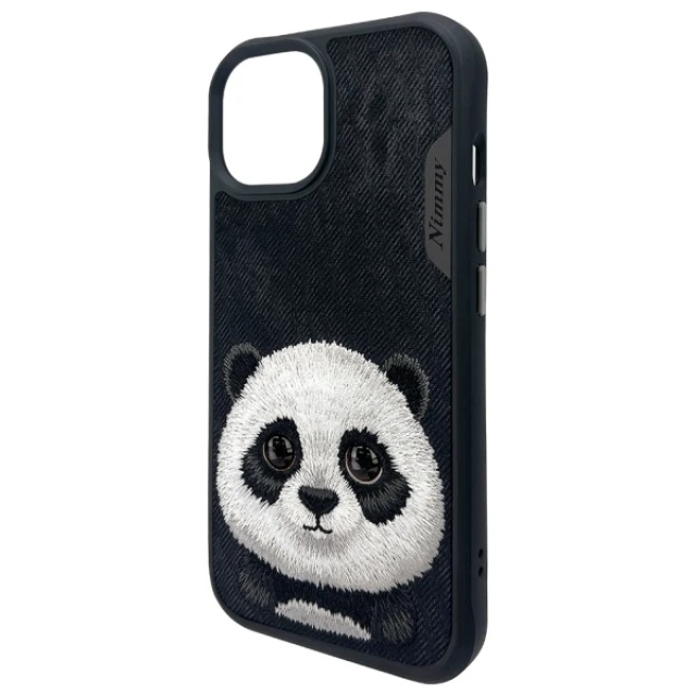 Чохол Nimmy Big Eyed Pet 2.0 Panda для iPhone 15 Black (N-XDY-IP15-06)