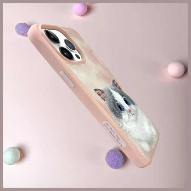 Чохол Nimmy Big Eyed Pet 2.0 Cat для iPhone 15 Pro Max Pink (N-XDY-IP15-PRO-MAX-07)