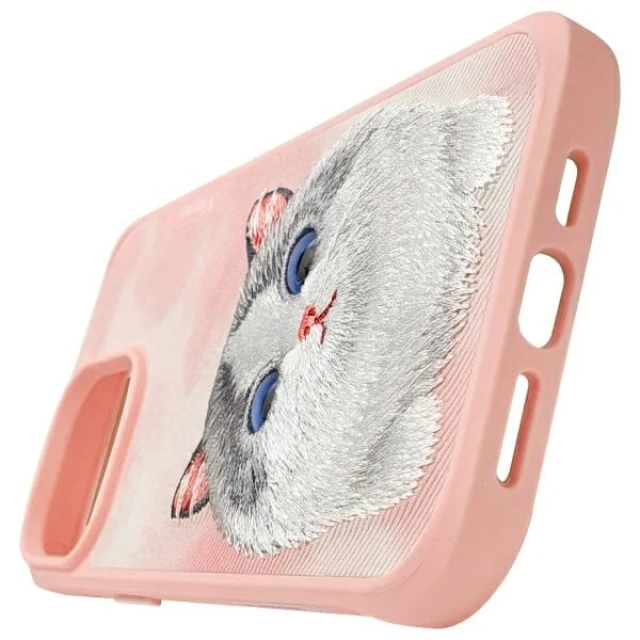 Чохол Nimmy Big Eyed Pet 2.0 Cat для iPhone 15 Pro Max Pink (N-XDY-IP15-PRO-MAX-07)