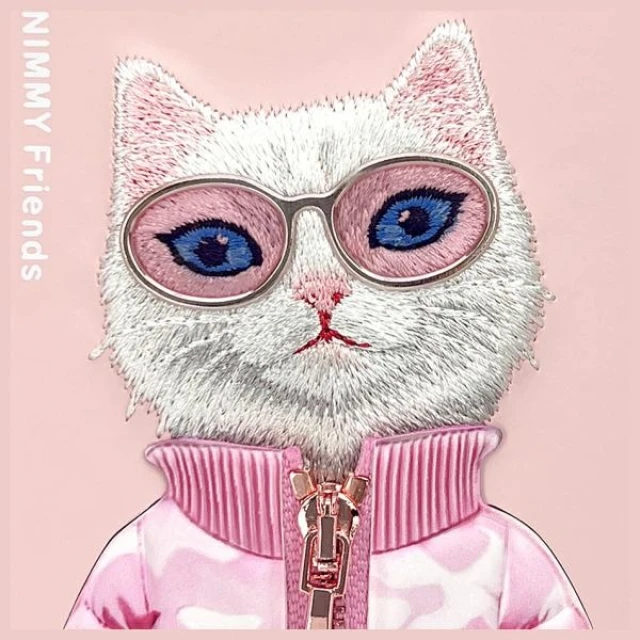 Чохол Nimmy Cool&Cute 2.0 Cat для iPhone 15 Pink (N-KM-IP15-04)