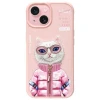 Чохол Nimmy Cool&Cute 2.0 Cat для iPhone 15 Pink (N-KM-IP15-04)