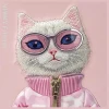 Чехол Nimmy Cool&Cute 2.0 Cat для iPhone 15 Pro Pink (N-KM-IP15-PRO-04)