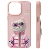 Чехол Nimmy Cool&Cute 2.0 Cat для iPhone 15 Pro Pink (N-KM-IP15-PRO-04)