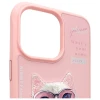 Чехол Nimmy Cool&Cute 2.0 Cat для iPhone 15 Pro Pink (N-KM-IP15-PRO-04)