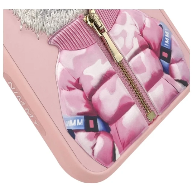 Чехол Nimmy Cool&Cute 2.0 Cat для iPhone 15 Pro Max Pink (N-KM-IP15-PRO-MAX-04)