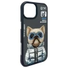 Чохол Nimmy Cool&Cute 2.0 Dog для iPhone 15 Black (N-KM-IP15-01)